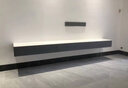 柘映【包送裝】懸空茶幾電視柜組合壁掛式家用客廳巖板收納柜墻柜 2.2米懸掛電視柜【包送裝】 曬單實拍圖