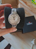 天梭（TISSOT）【官方授權店】手表 弗拉明戈系列1853皮帶鋼帶石英女表 貝母盤(pán)鋼帶 T094.210.11.111.00 曬單實(shí)拍圖