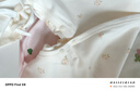 婧麒（JOYNCLEON）新生兒嬰兒衣服夾棉春秋滿月純棉初生寶寶秋裝連體衣早秋a類秋季 樹葉熊 66cm 曬單實拍圖