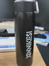 UOSO德國保溫杯小學(xué)生上學(xué)專(zhuān)用戶(hù)外運動(dòng)便攜式大容量316不銹鋼保溫杯 睿智黑 1000ml 【新一代】 一鍵開(kāi)蓋-316材質(zhì) 曬單實(shí)拍圖