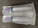 新華安得灌注器 一次性使用沖洗器溶藥注射器  流食助推器鼻飼管針頭針筒 60ml粗口不帶針頭（10只裝） 曬單實(shí)拍圖