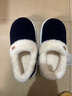 樸西雪糯冬季保暖女士包跟棉鞋產(chǎn)后孕婦防寒月子鞋 靜謐藍 44-45 曬單實(shí)拍圖