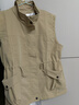焱思泰收腰顯瘦馬甲女短款春秋新款韓版寬松媽ma裝休閑百搭背心馬夾 卡其色 2XL120斤-130斤 曬單實(shí)拍圖