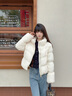 ONLY2025冬季新款抗靜電泡芙褶皺立領(lǐng)面包服羽絨服女|125423015 A06太古白色 M 曬單實(shí)拍圖