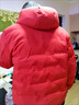 奧萊三葉草正品羽絨服男士冬季新款連帽雙面穿短款外套白鴨絨上衣 紅色8017款 2XL 140-155斤 曬單實(shí)拍圖