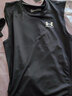 安德瑪（Under Armour）UA HeatGear 男子訓練健身高彈緊身背心1361522 黑色001 M 曬單實(shí)拍圖