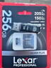 雷克沙（Lexar）TF卡 SDXC UHS-I V30 R205/W150 (1066x升級版) 大疆pocket3內存卡action4/5pro 4K高速存儲卡 256GB升級版 送3.0讀卡器+ 曬單實(shí)拍圖