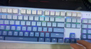 紅龍（REDRAGON）KS104三模機械鍵盤(pán) 無(wú)線(xiàn)鍵盤(pán)全鍵熱插拔gasket結構RGB背光104鍵游戲辦公鍵盤(pán) 漸變藍-凝霜軸 曬單實(shí)拍圖