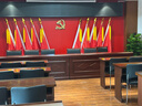 順恒旺松恒會(huì )議桌條桌會(huì )議室員工培訓桌雙人三人長(cháng)條桌油漆木皮條形課桌 1.8*0.4*0.76三人位（胡桃色） 曬單實(shí)拍圖