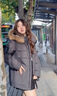 雅鹿工裝羽絨服女2025新款時(shí)尚加厚派克服貉子大毛領(lǐng)保暖外套 深灰色 S 【推薦90-110斤】 曬單實(shí)拍圖