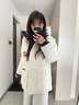 加拿大鵝（Canada Goose）Expedition 女士派克大衣戶(hù)外休閑外套大鵝羽絨服 經(jīng)典升級 2051W 433 北辰白 S 曬單實(shí)拍圖