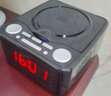 Esscitech家用迷你cd播放機(jī)定時(shí)開(kāi)關(guān)CD機(jī)U盤(pán)mp3英語(yǔ)碟播放器家用床頭收音機(jī)音樂(lè)鬧鐘音響 黑色標(biāo)配 曬單實(shí)拍圖