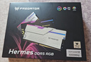 宏碁掠奪者（PREDATOR）32G(16G×2)套裝 DDR5 6000頻率 臺式機內存條 Hermes冰刃系列 RGB燈條(C28) 石耀黑 AI電腦配件 曬單實(shí)拍圖