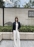 香影黑色皮衣外套女小個(gè)子2025秋季新款高級感酷颯風(fēng)短款pu皮夾克 黑色 S 55/80A/85-95斤 曬單實(shí)拍圖