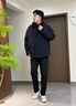 Calvin KleinJeans【戶外防風(fēng)防水】三合一內(nèi)膽可拆卸登山?jīng)_鋒羽絨服J327348 BEH-太空黑 XXL 曬單實拍圖