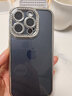 虎克船長(cháng) 適用蘋(píng)果15手機殼全包鏡頭膜iphone15promax保護套透明軟殼超薄防摔高級感女款輕奢水鉆高級感 蘋(píng)果15Pro【銀色-帶鏡頭膜】配鋼化膜 曬單實(shí)拍圖