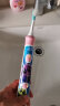 飞利浦（PHILIPS）儿童电动牙刷男女生蓝牙版 适用4-6-12岁 2种模式自带2支迷你刷头+8款贴纸 粉色HX6352/43 实拍图