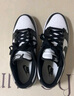 耐克NIKE男復古休閑板鞋 DUNK緩震運動(dòng)鞋 HF5441-100黑白40.5 曬單實(shí)拍圖