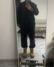星禾萊白色襯衫男長袖潮流帥氣免燙修身休閑襯衣男商務(wù)加絨款打底襯衫 白色 XL 125-140斤 曬單實拍圖