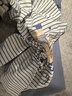 英氏兒童家居服套裝【小童】棉質(zhì)抑菌保暖秋衣秋褲套裝兒童內(nèi)衣打底 條紋藍(lán) 130 曬單實(shí)拍圖