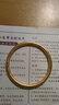 老廟黃金手鐲足金古法傳承心經(jīng)金鐲子 56圈號(hào)/約27.5g 曬單實(shí)拍圖