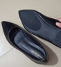 卡帝樂鱷魚 CARTELO 職業(yè)尖頭工作鞋低跟通勤女單鞋 KDO-A335-99 黑色 38  曬單實(shí)拍圖