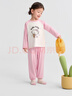 巴拉巴拉兒童睡衣套裝秋季女童家居服可外出【hellokittyIP】209325171002 曬單實(shí)拍圖
