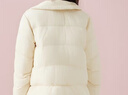笛莎童裝女童羽絨服2025秋冬兒童小香風(fēng)羽絨外套女孩 米杏色 160 曬單實(shí)拍圖