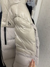 哈吉斯（HAZZYS）品牌童裝男童羽絨服冬新品防風(fēng)保暖百搭抑菌防靜電羽絨服 極地灰 120 曬單實(shí)拍圖