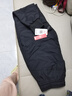 浪莎羽絨褲女外穿冬季加絨白鴨絨褲女士束腳防風(fēng)棉褲加厚保暖褲黑色 曬單實(shí)拍圖