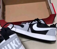 耐克酷菠蘿男子平底運動(dòng)鞋冬板鞋NIKE COURT BOROUGH LOW 844881 005黑/帆白/亞銀 43 曬單實(shí)拍圖
