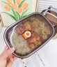 I'VE 德國304不銹鋼保鮮飯盒上班族帶飯便當(dāng)盒學(xué)生食堂打飯盒分格餐盒 【304鋼-無分格飯盒】單個 1.2L 曬單實拍圖