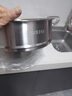 Mr.Broom316不銹鋼湯鍋無涂層家用特厚一體煲湯煮粥蒸格鍋電磁爐燃?xì)庠钣?【316不銹鋼】湯鍋+蒸格 22cm 曬單實拍圖