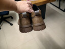 公牛世家馬丁靴男冬季新款英倫風(fēng)中高幫鞋子男款戶(hù)外休閑男士工裝靴子 曬單實(shí)拍圖