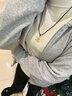中國黃金（CHINA GOLD）黃金吊墜男女款足金生肖龍柱吊墜本命年生肖龍項鏈生日禮物送男友 生肖龍項鏈【配黑繩】 約1g 曬單實拍圖
