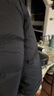 太平鳥(niǎo)男裝連帽面包服男冬季潮流美式寬松羽絨服短款 黑色第一批 XL 曬單實(shí)拍圖