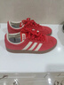 adidas「T頭鞋」VL COURT復古休閑板鞋德訓鞋男女阿迪達斯輕運動(dòng) 淺猩紅/暖香草色/黃色   39 曬單實(shí)拍圖