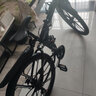 鳳凰（Phoenix）折疊山地車(chē)自行車(chē)成年人學(xué)生青少年單車(chē)雙減震雙碟剎騎行運動(dòng)變速 雅黑十刀+雙減震-可折疊-全軸承 26寸適合160-185CM 24速頂配 曬單實(shí)拍圖
