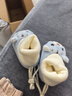 趣爾熊0-6-12月男女寶寶步前防滑嬰兒鞋軟底0-1歲學(xué)步鞋秋冬加絨不掉鞋 淘氣虎藍(lán)色 加絨 12 【內(nèi)長12cm】 6-9個月參考 曬單實拍圖