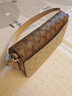 蔻馳（COACH）【品牌直供】coach女包MORGAN系列腋下酒神包生日禮物送女友 CH506IMOT4卡其老花 曬單實(shí)拍圖