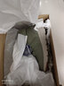 斯凱奇（Skechers）面包鞋春女靴短筒雪地靴舒適增高厚底高幫鞋144194 曬單實(shí)拍圖
