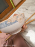 浩雅景德鎮(zhèn)陶瓷碗具套裝陶瓷米飯碗湯碗用面碗飯碗時(shí)光漫步10個(gè)裝 曬單實(shí)拍圖