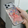 索利奧適用蘋果17Promax手機殼新款卡通動物自帶閃粉鏡頭膜iPhone16可愛硅膠防摔散熱保護套簡約男女軟款 【古董白】羽紗小象-閃粉鏡頭膜+珍珠手鏈 蘋果17Promax 曬單實拍圖