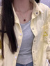 中國黃金CHINA GOLD平安果黃金項(xiàng)鏈女士足金吊墜七夕情人節(jié)禮物送女友老婆生日實(shí)用 足金小蘋果吊墜-紅瑪瑙贈(zèng)S925銀鏈 曬單實(shí)拍圖