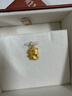 周生生招福蛇黃金吊墜 生生有禮十二生肖蛇足金掛墜 95324P定價(jià) 曬單實(shí)拍圖