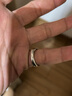 周百福 銀十字架戒指男復古活口指環(huán)食指戒子生日母親節禮物送男友老公 克羅戒指 曬單實(shí)拍圖