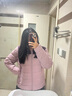坦博爾羽絨服男女同款三合一戶(hù)外秋冬保暖外套TEF560533D 玫粉色 M (165) 曬單實(shí)拍圖