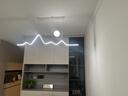 惠普餐廳燈led普瑞護(hù)眼吧臺餐桌吊燈北歐奶油風(fēng)中山燈具包安裝 曬單實(shí)拍圖