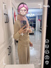 韓版新款冬季大毛球仿狐貍毛圍脖女式毛毛圍巾磁鐵吸扣毛領(lǐng)子圍脖 豆沙粉 曬單實(shí)拍圖