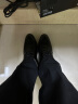 卡帝乐鳄鱼（CARTELO）软牛皮男士皮鞋商务正装鞋男耐磨透气皮鞋男9696 黑色加棉款 42 实拍图